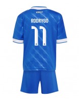 Otroške Nogometnih dresov Real Madrid Rodrygo Goes #11 Tretji 2025-26 Kratki rokavi (+ hlače)